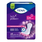 TENA Lady Protect+ maxi night inkontinenčné vložky 6 kusov