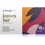 Attitude Leaves Bar Sandalwood tuhé mýdlo na tělo 113 g