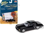 1979 Chevrolet Monte Carlo Black with Poker Chip and Game Card "Trivial Pursuit" "Pop Culture" 2023 Release 2 1/64 Diecast Model Car by Johnny Lightn