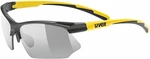 UVEX Sportstyle 802 V Black Matt/Sunbee/Variomatic Smoke Cyklistické brýle