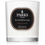 Parks London Aromatherapy Tobacco & Leather vonná svíčka 220 g