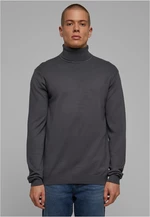 Knitted turtleneck dark grey