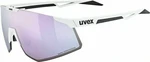 UVEX Pace Perform Small CV White Mat/Mirror Pink Cyklistické okuliare