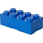 LEGO® Box na desiatu 10 x 20 x 7,5 cm modrý