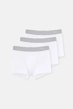 Dagi White D5210 Compact Plain Boxer Triple