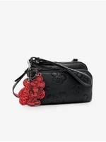 Black Women Patterned Crossbody Handbag Desigual All Mickey Lind - Women