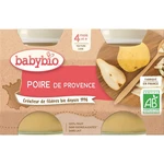 BABYBIO příkrm hruška Williams 2x130 g