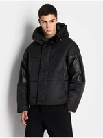 Black Mens Winter Jacket Armani Exchange - Men