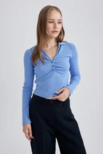 DEFACTO Slim Fit Camisole Long Sleeve T-Shirt