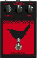 Wren and Cuff Box of War Reissue OG Black-Red Fuzz Efecto de guitarra