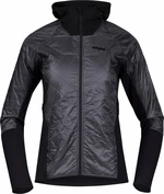 Bergans Cecilie Light Insulated Hybrid Jacket Women Solid Dark Grey/Black XS Outdorová bunda