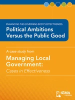 Political Ambitions versus the Public Good