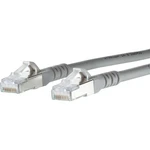 Metz Connect 130845A533-E RJ45 sieťové káble, prepojovacie káble CAT 6A S/FTP 15.00 m sivá s ochranou 1 ks