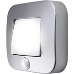 LEDVANCE NIGHTLUX® Hall L 4058075260672 LED nočné svetlo s PIR senzorom   štvorcový  LED  neutrálna biela strieborná