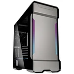 Phanteks PH-ES518XTG_DGS01 midi tower PC skrinka strieborná 3 predinštalované ventilátory, integrované osvetlenie, bočné