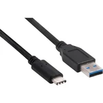 club3D #####USB-Kabel #####USB 3.2 Gen1 (USB 3.0 / USB 3.1 Gen1) #####USB-C™ Stecker, #####USB-A Stecker 1.00 m čierna