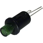 TRU COMPONENTS TC-R13-529BLGN tlačidlový spínač 250 V/AC 0.5 A 1x vyp/zap s aretáciou zelená   1 ks