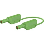 Stäubli SLK410-E/N/SIL bezpečnostné meracie káble [lamelový zástrčka 4 mm - lamelový zástrčka 4 mm] 1.00 m zelená 1 ks