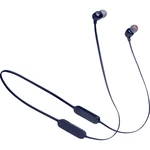 JBL Tune 125 BT Bluetooth športové štupľové slúchadlá do uší nákrčník modrá