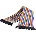 Renkforce JKFF403 jumper káble Arduino, Banana Pi, Raspberry Pi [40x zásuvka drôtového mostíka - 40x zásuvka drôtového m