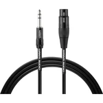 Warm Audio Pro Series XLR prepojovací kábel [1x XLR zásuvka - 1x jack zástrčka 6,35 mm] 0.90 m čierna