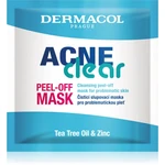 Dermacol Acne Clear čistiaca zlupovacia maska pre problematickú pleť 8 ml