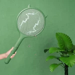 3 in 1 Electric Mosquito Swatter USB Rechargeable Household High-power Mosquito Killer Handheld Bug Zapper with LED Attr