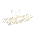 Nastaviteľný kovový držiak na vanu v zlatej farbe PT LIVING Tub, 61 - 86 cm Nastaviteľný kovový držiak na vanu v zlatej farbe PT LIVING Tub, 61 - 86 cm