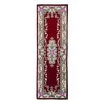 Červený vlnený koberec Flair Rugs Aubusson, 67 x 210 cm