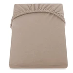 Hnedá plachta DecoKing Amber Collection Cappuccino, 180/200 x 200 cm