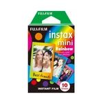 Instantný film Fujifilm Instax Mini Rainbow 10ks fotopapier • vhodný pre fotoaparáty Fujifilm Instax mini či Polaroid 300 • dúhové rámiky • rozmery fo