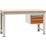 Kompletní dílenském základní PROFI s plastové desky, Šxhxv = 2000 x 700 x 840 mm Manuflex WP5617.2001 WP5617.2001