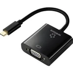 USB-C / VGA adaptér Renkforce RF-4679564, černá