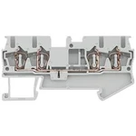 Průchodková svorka přípojka s pružinovým protitahem Siemens 8WH20040AF00, šedá, 50 ks