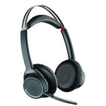 Telefonní headset s Bluetooth bez kabelu, stereo Plantronics Voyager Focus UC na uši černá
