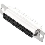 D-SUB zásuvková lišta MH Connectors MHDD25-F-T-B-S, 180 °, pólů 25, pájené, 1 ks