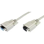 VGA prodlužovací kabel Digitus AK-310200-050-E, 5.00 m, šedá