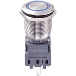 Tlačítkový spínač antivandal TRU COMPONENTS LAS1-BGQ-11ZE/B/12V, 250 V/AC, 5 A, nerezová ocel, 1 ks