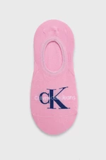 Ponožky Calvin Klein Jeans dámske, ružová farba, 701218751