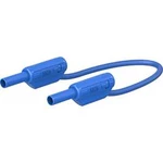 Stäubli SLK205-K bezpečnostní měřicí kabely [2mm bezpečnostní zástrčka - 2mm bezpečnostní zástrčka] modrá, 1.00 m