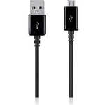 Kabel pro mobilní telefon Samsung ECBDU4EBE, [1x USB zástrčka (M) - 1x microUSB zástrčka], 1.50 m, černá