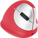 Optická ergonomická myš R-GO Tools HE SPORT Vertical RGOHEREDR, ergonomická, červená