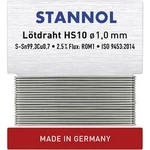 Bezolovnatý pájecí cín Stannol HS10, bez olova, 6 g, 1 mm