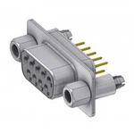 D-SUB zásuvka Deltron Connectors 180 °, pólů 9, pájené, piny, 1 ks