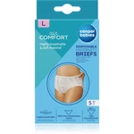 Canpol babies Maternity Briefs poporodní kalhotky velikost L 5 ks