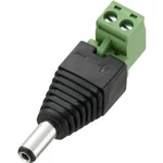 Nízkonapěťový konektor TRU COMPONENTS 716347, 12 V/DC, 5 A, zástrčka, rovná, DC12-M, 5.5 mm, 2.1 mm, 1 ks