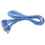 Cinch kabel Sinustec RCA 50-4, 5.00 m, modrá