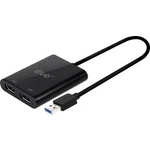 USB 3.0 přepínač club3D CSV-1477 CSV-1477, 1 + 2 porty, černá