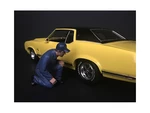 Mechanic Juan with Lug Wrench Figurine for 1/24 Scale Models by American Diorama