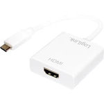 LogiLink UA0236A HDMI adaptér [1x USB 3.1 zástrčka C - 1x HDMI zásuvka] biela  14.00 cm